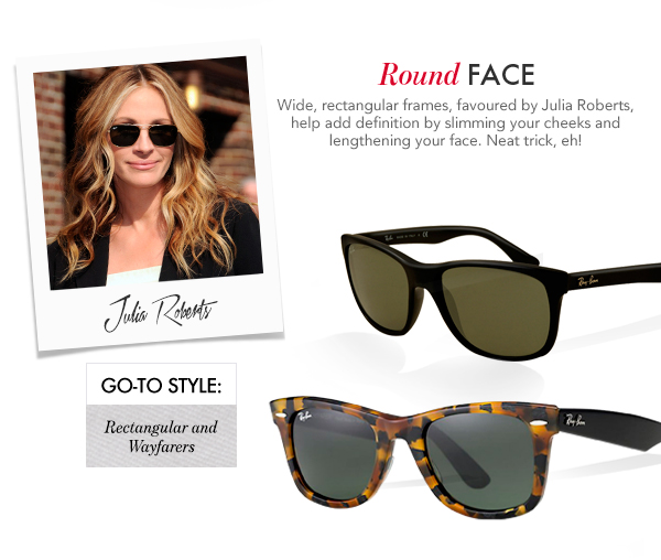 ray ban wayfarer round face