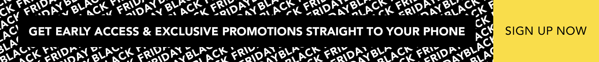 BLACK FRIDAY - GET EARLY ACCESS