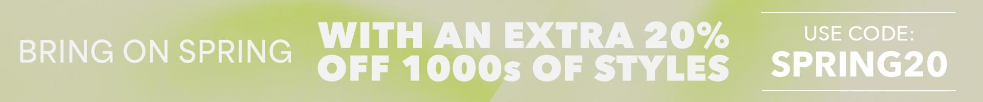 Use Code: Spring20 - BRANDALLEY