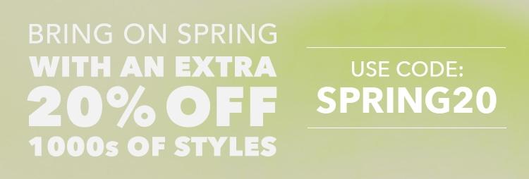 Use Code: Spring20 - BRANDALLEY