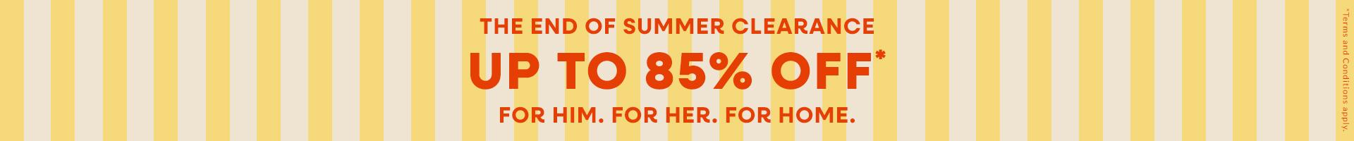 The End Of Summer Clearance