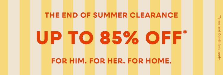 The End Of Summer Clearance
