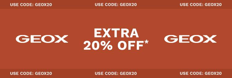 GEOX - EXTRA 20% OFF