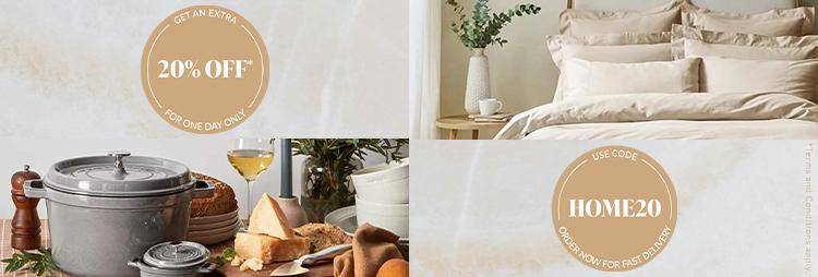 Home - Extra 20% off