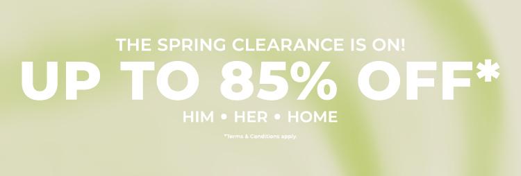 Spring Clearance Is On
