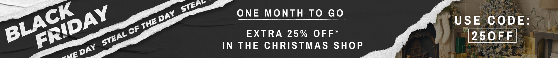 Extra 25% Off in The Christmas Shop - BRANDALLEY