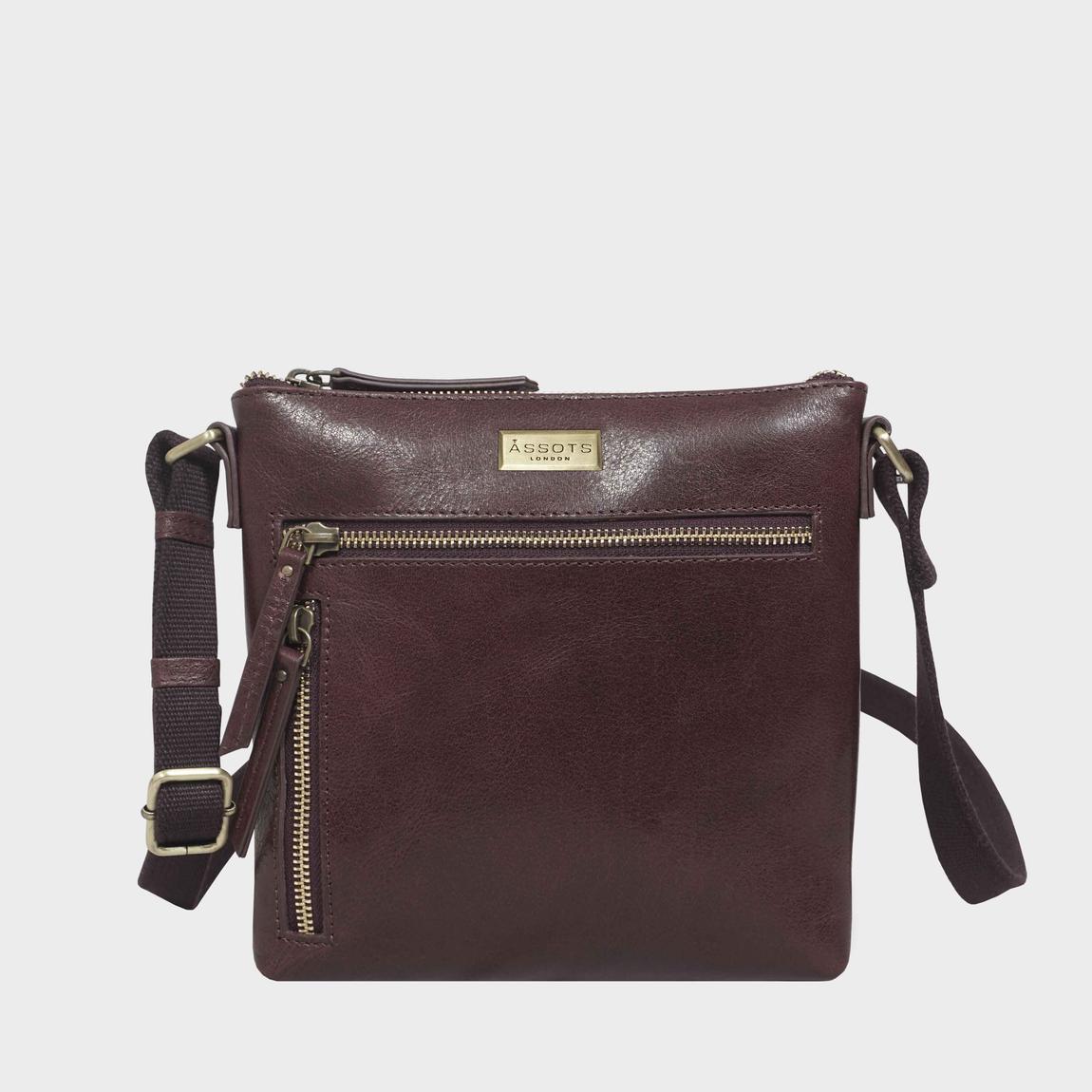 RUE' Polished VT Real Leather Crossbody Bag main product photo