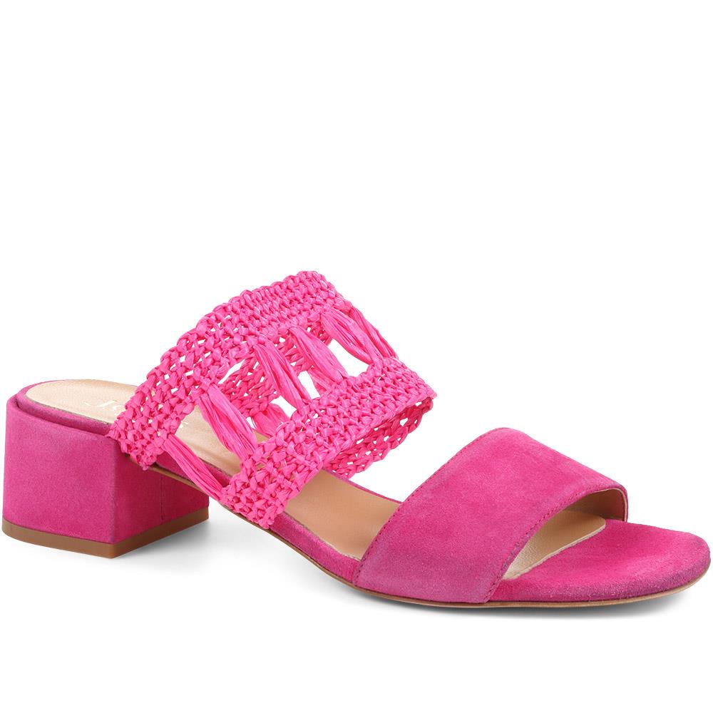 Women's Pink Kimora Heeled Mules main product photo