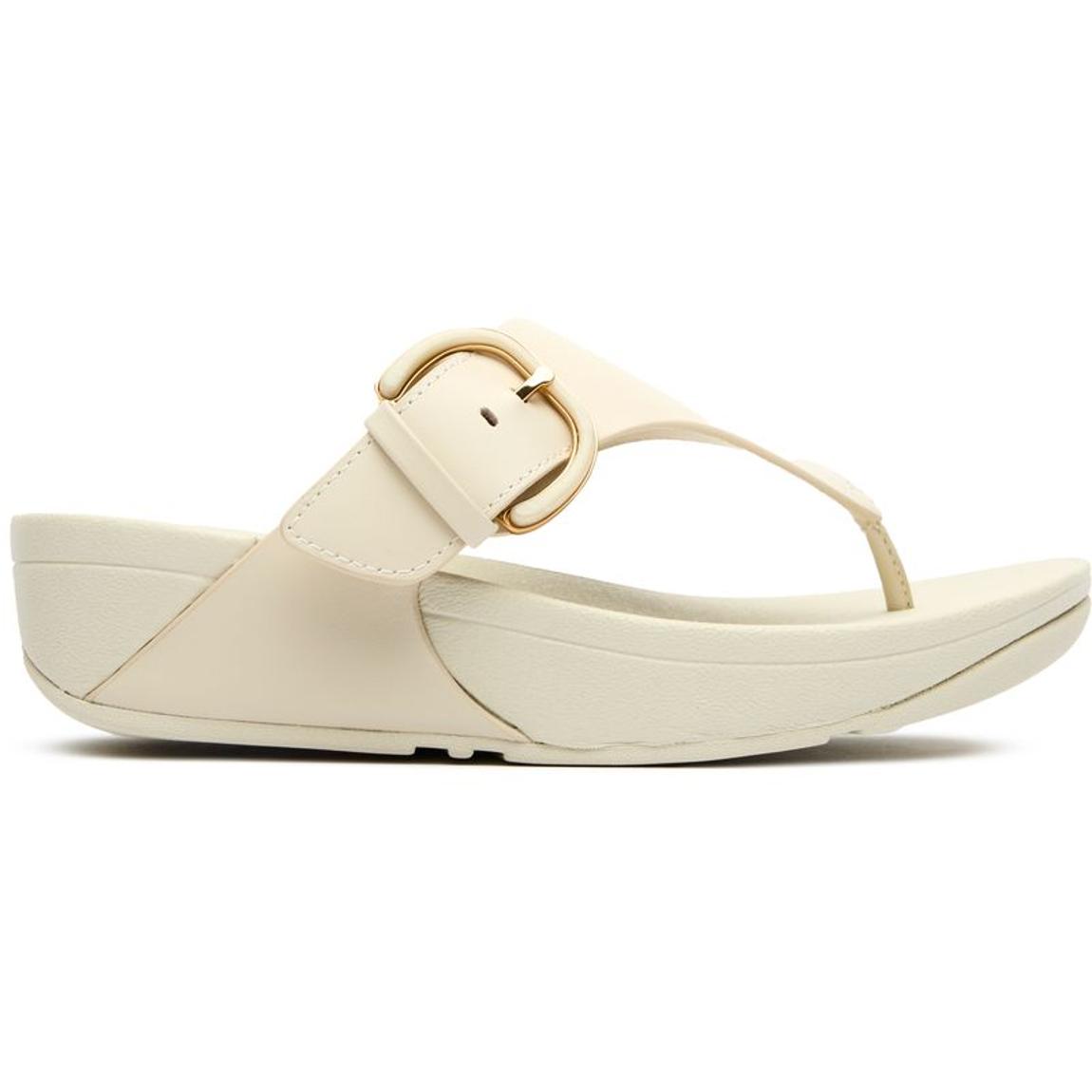 Fitflop Lulu Resin Buckle Leather Toe-post Sandals main product photo