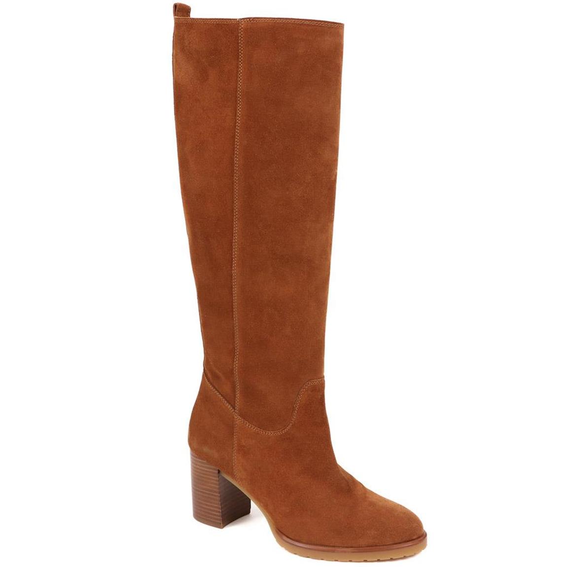 Iona Slouch Suede Knee Boots main product photo