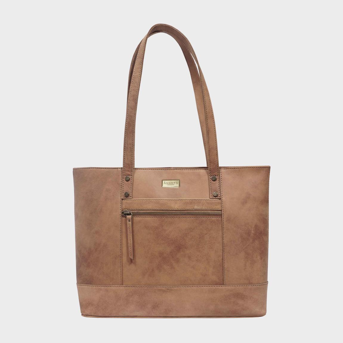 MILLIE' Real Leather Designer Tote Work Bag main product photo