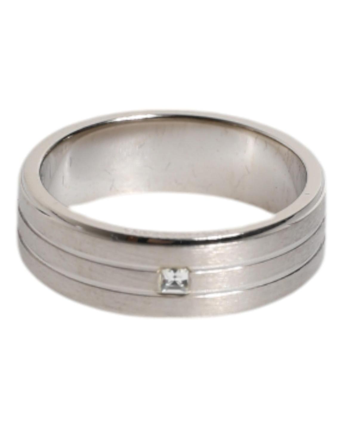 Wedding Band Cubic Zirconia - Silver Rings main product photo