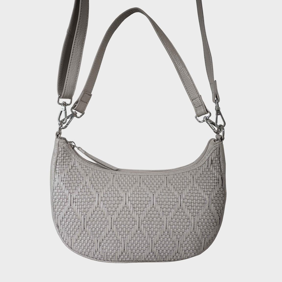 'Wonder Weave' Real Leather Woven Designer Shoulder Crossbody Bag main product photo