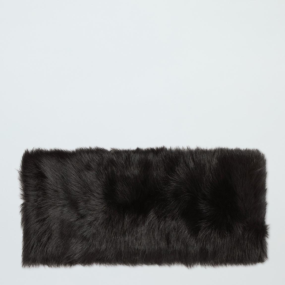 Black Shearling Snood main product photo