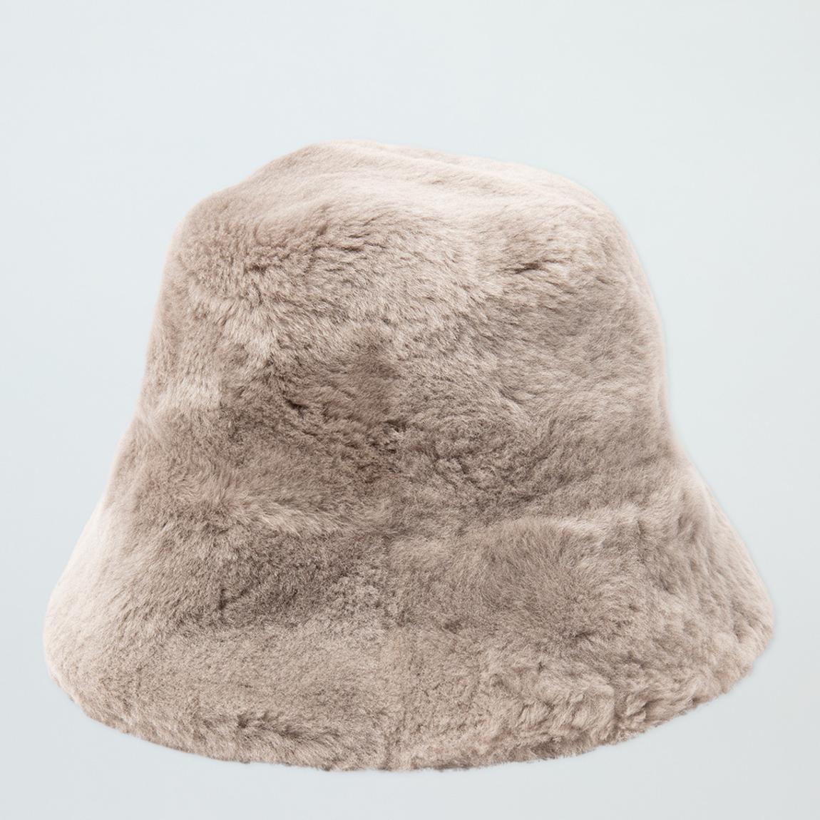 Butterscotch Shearling Bucket Hat main product photo