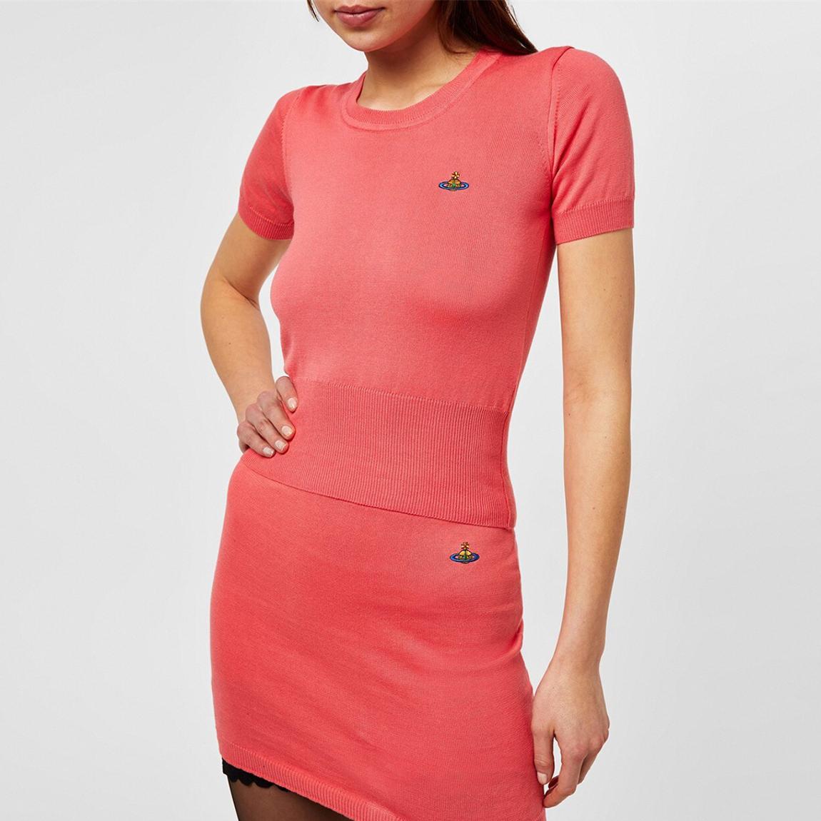 Coral Bea Cotton Logo Top main product photo