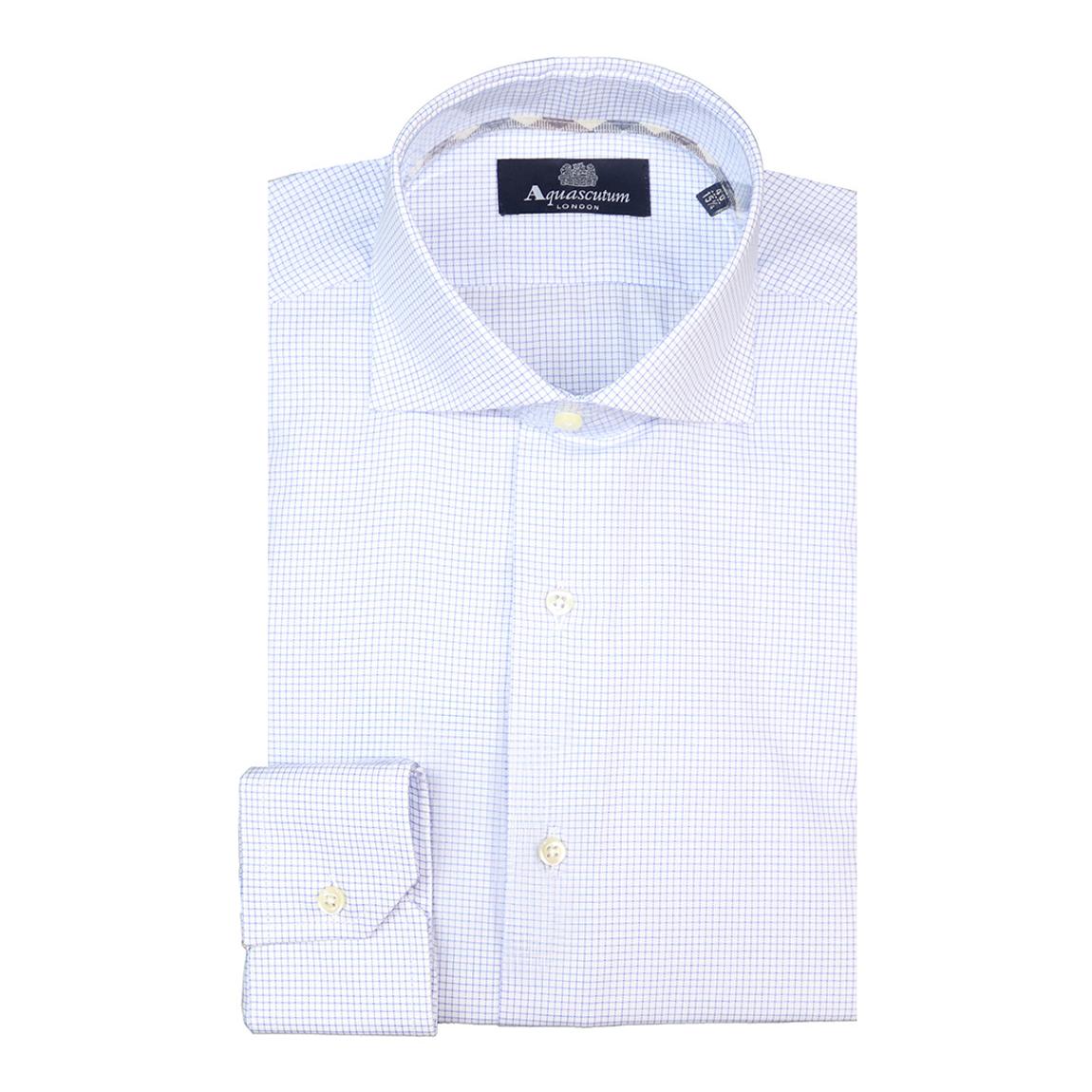 Sky Blue Check Cotton Shirt main product photo