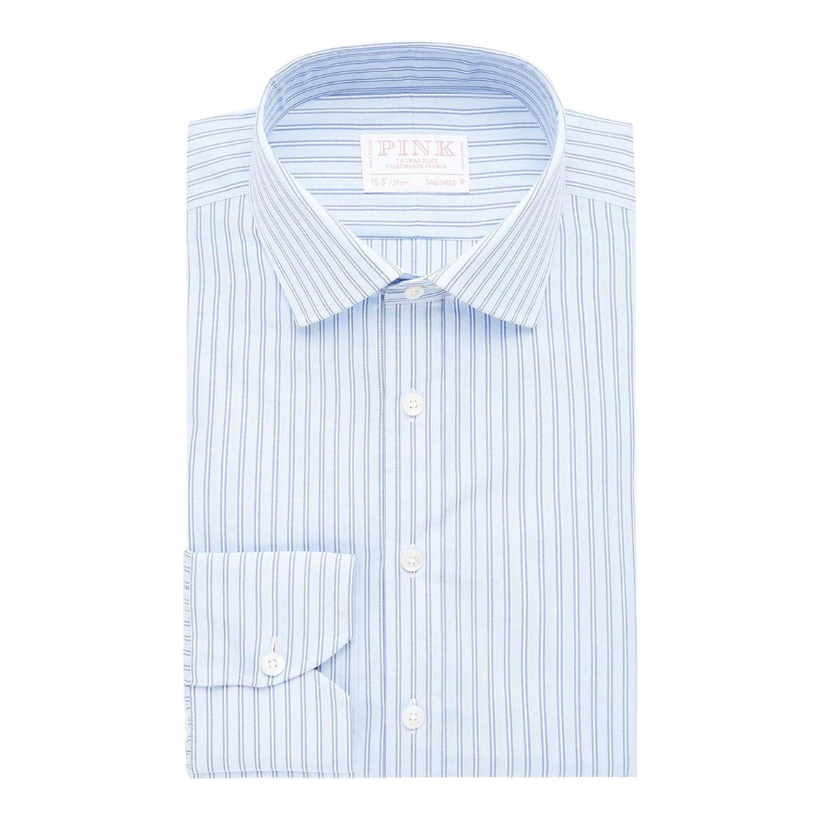Blue Stripe Tailored Fit Cotton Shirt main product photo