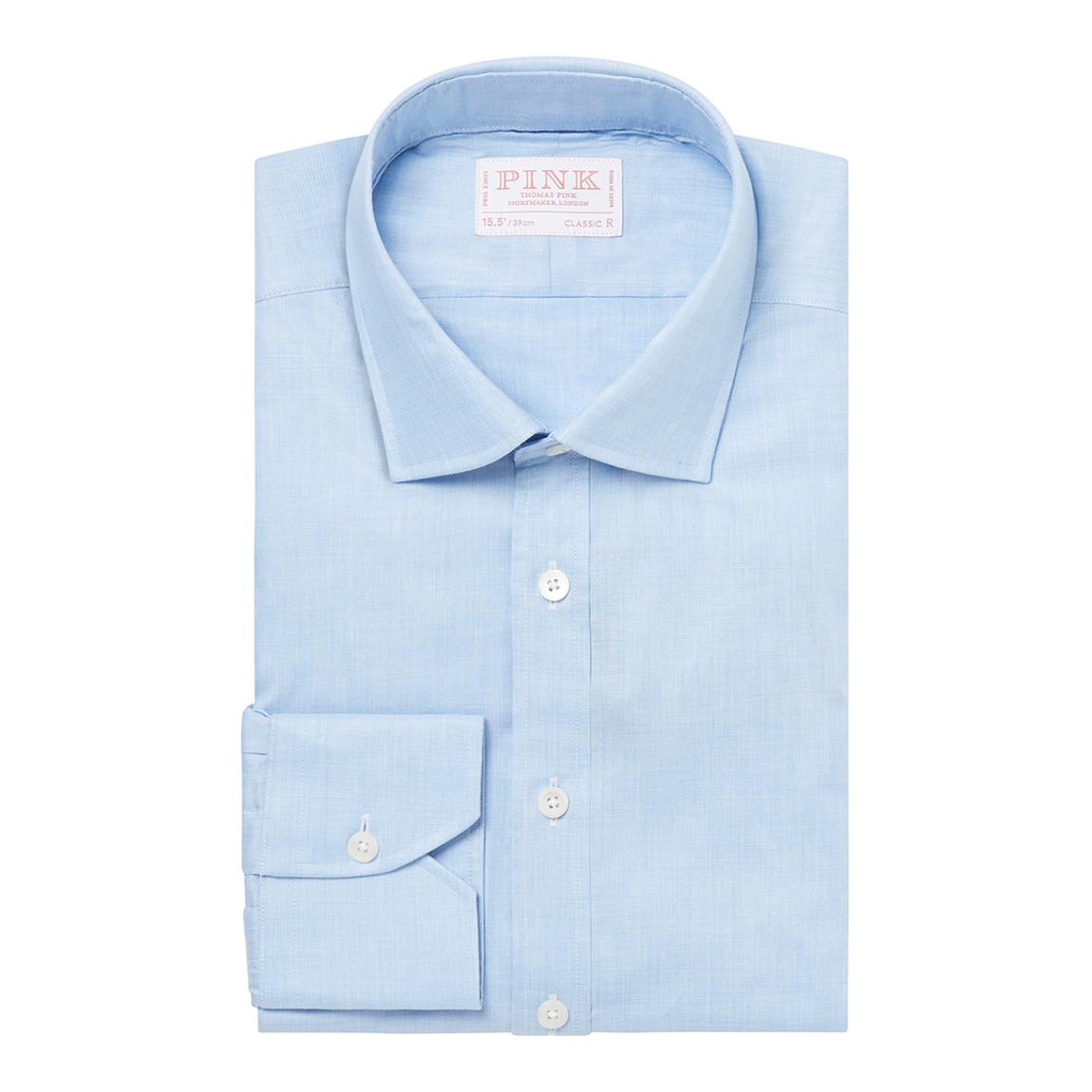 Blue Classic Fit Oxford Cotton Shirt main product photo