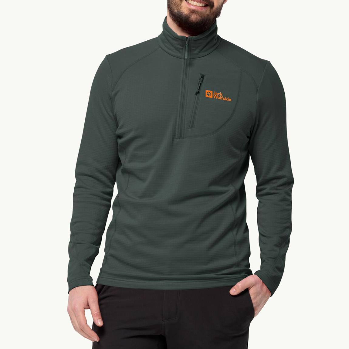 Dark Olive Kolbenberg Half Zip Fleece main product photo