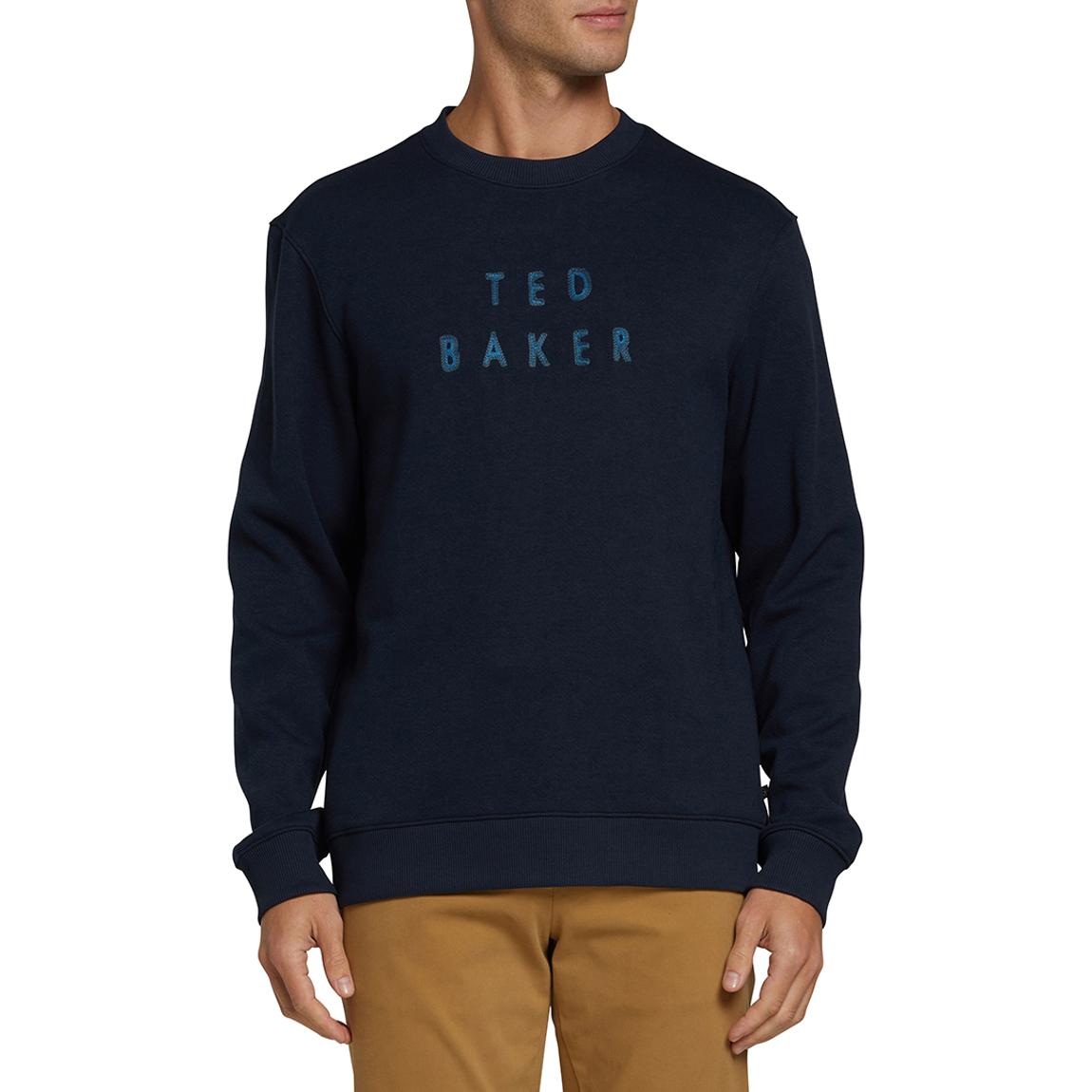 Navy Embroidered Sweatshirt main product photo