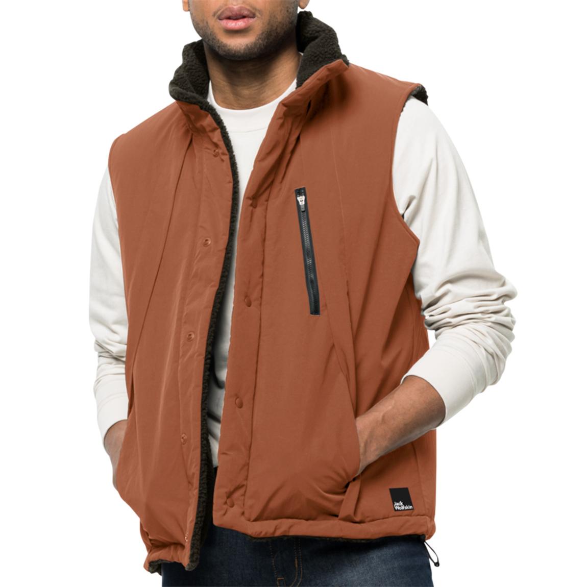 Brown/Black Alex Outdoor Weather Resist Gilet main product photo