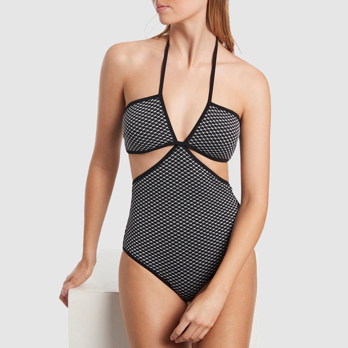 Black Corallo Cut Out Swimsuit main product photo