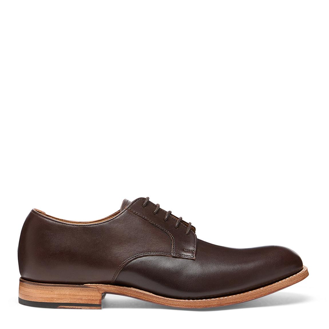 Men's Dark Brown Liam Handpainted Formal Shoes main product photo