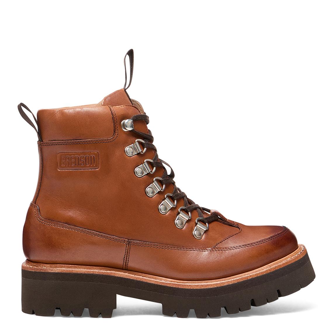 Women's Tan Leather Blair Ankle Boot main product photo
