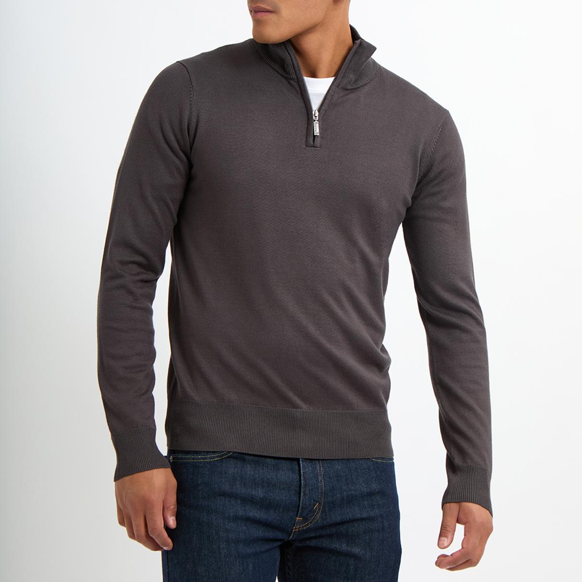 Graphite Quarter Zip Jumper main product photo