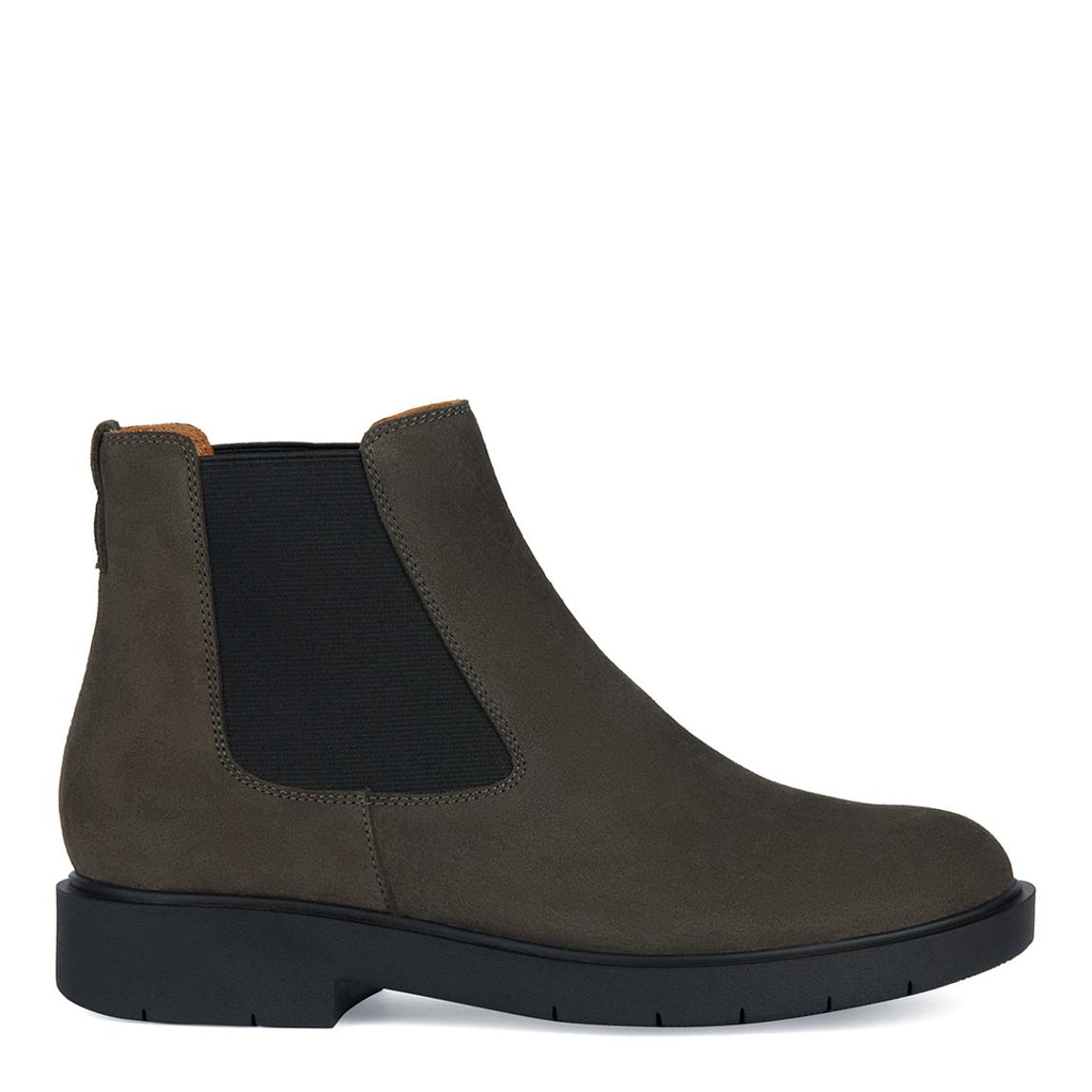 Women's Grey Suede Spherica Ankle Boot main product photo
