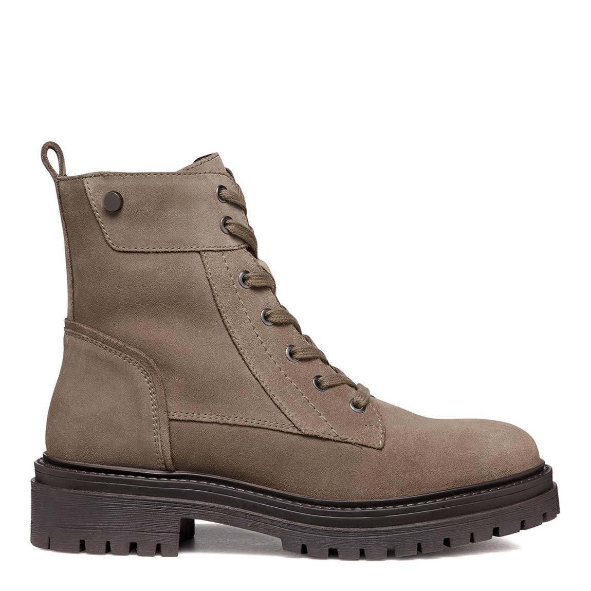 Women's Taupe Suede Iridea Ankle Boot main product photo