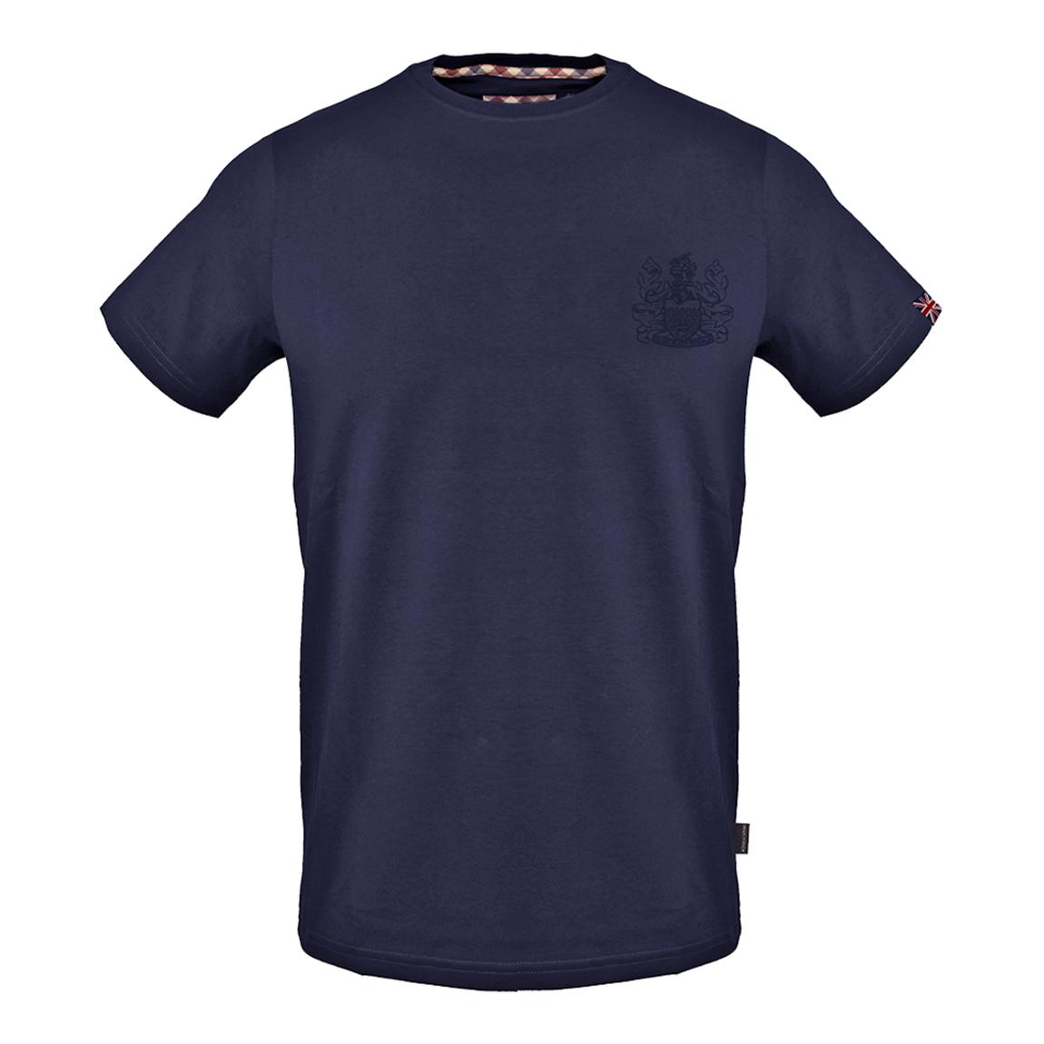 Navy Tonal Logo Cotton T-Shirt main product photo