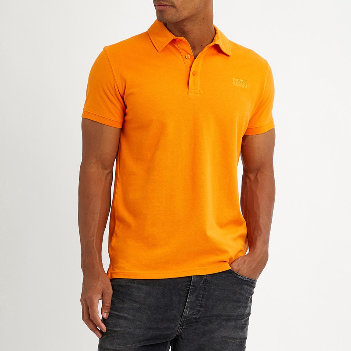 Orange Small Crest Polo Top main product photo