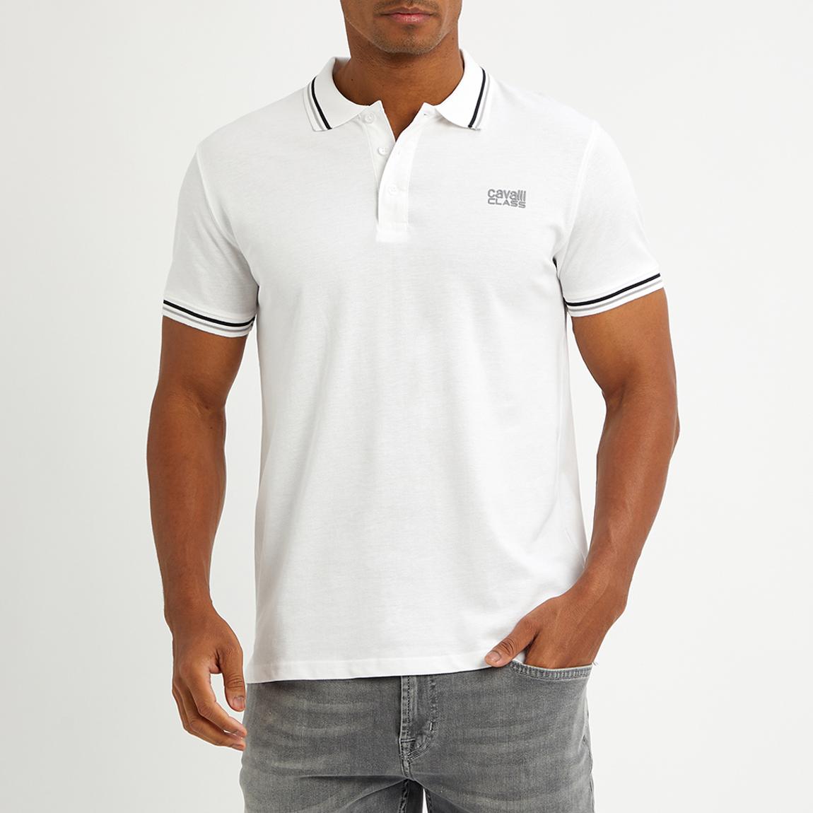 White Small Crest Polo Top main product photo