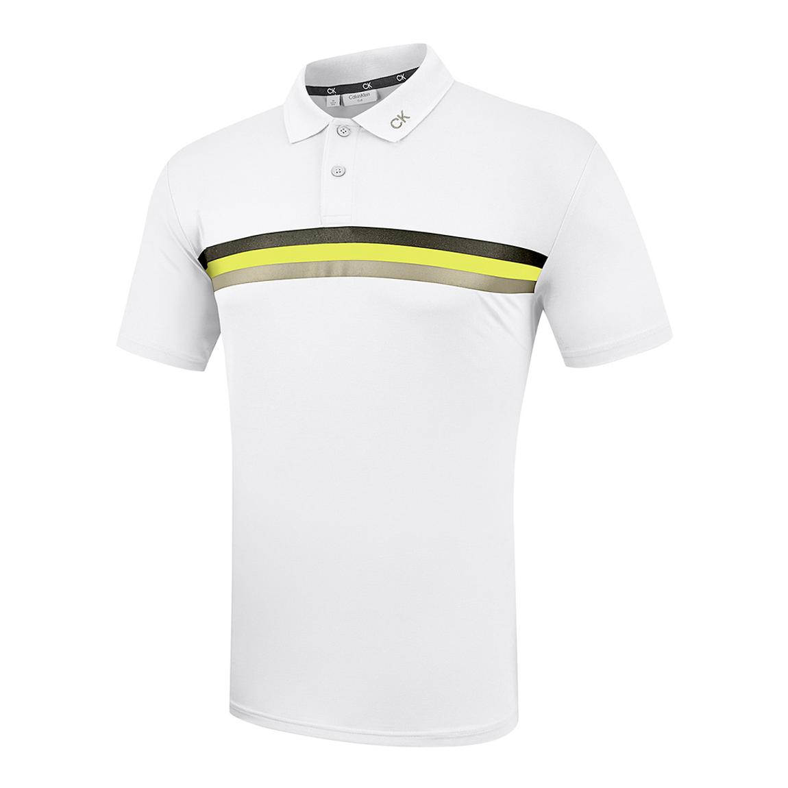 White Calvin Klein Golf Polo Shirt main product photo