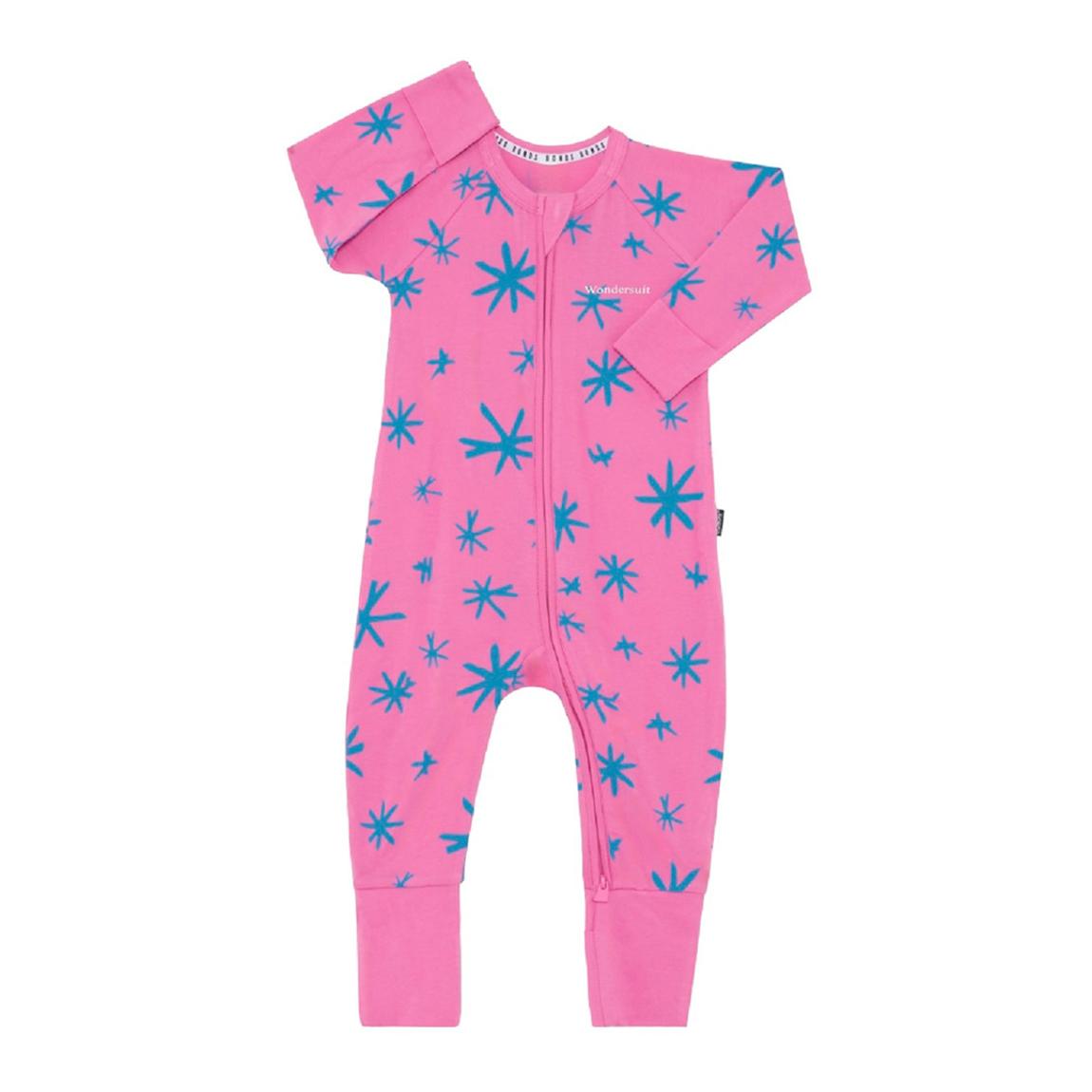 Pink Printed Zip Wondersuit main product photo