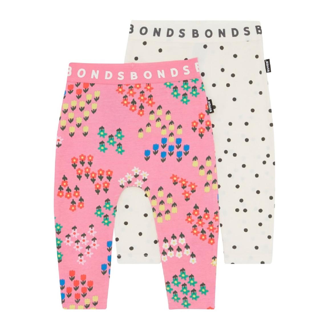 Pink/White Roomies 2Pk Legging main product photo