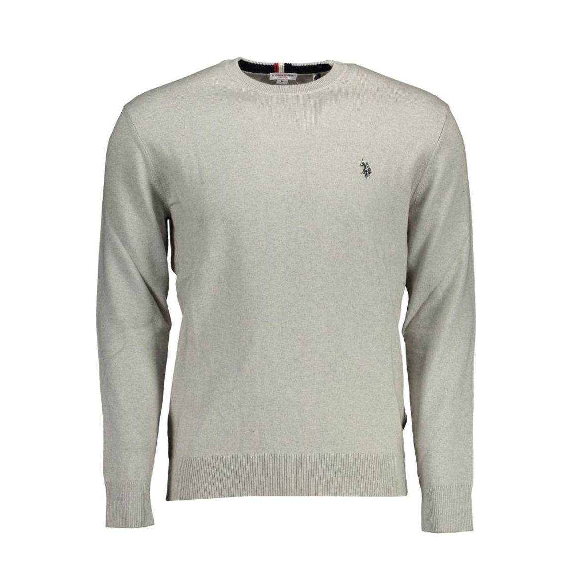 Classic Knit Crewneck Sweater - Gray main product photo