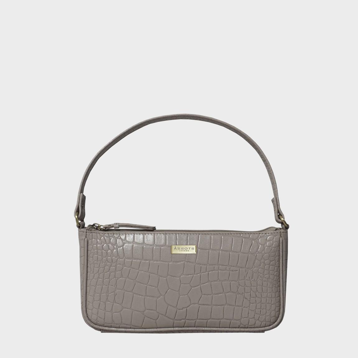 ZERA' Real Leather Baguette Shoulder Bag main product photo