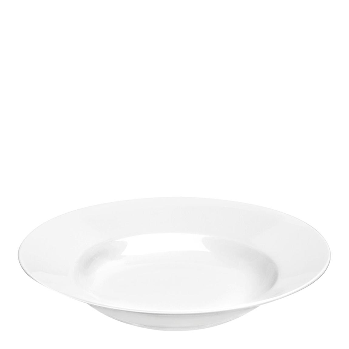 Set of 4 White Serendipity Fine Bone China Soup Plates main product photo