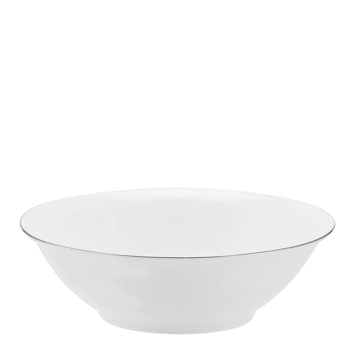 Set of 4 White Platinum Serendipity Fine Bone China Cereal Bowls main product photo