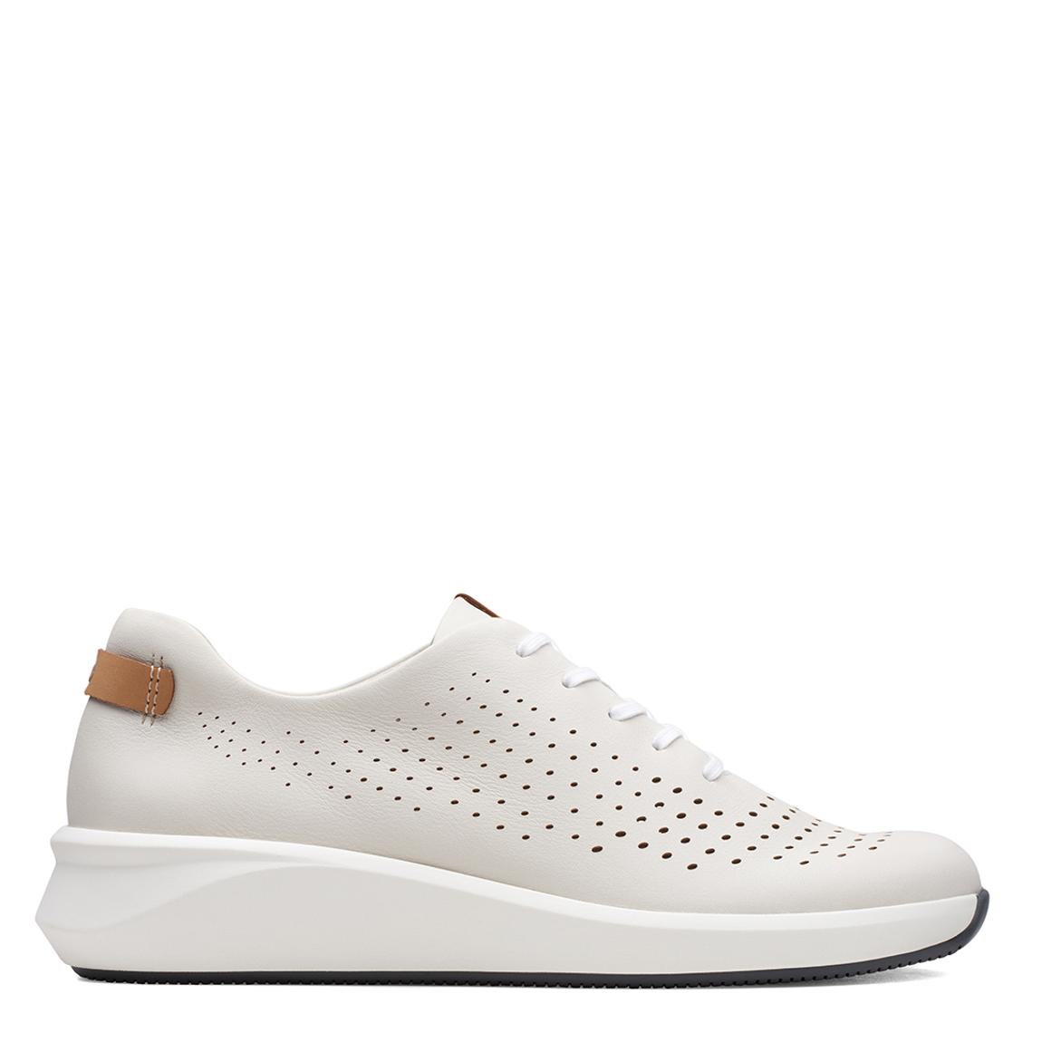 Stone Nubuck Un Rio Tie Trainers main product photo