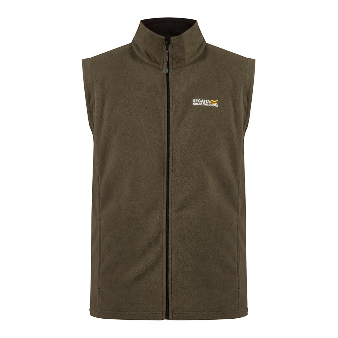 Green Fleece Gilet main product photo