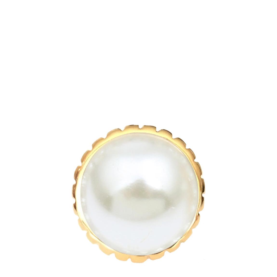 Gold Pearl Statement Ring main product photo