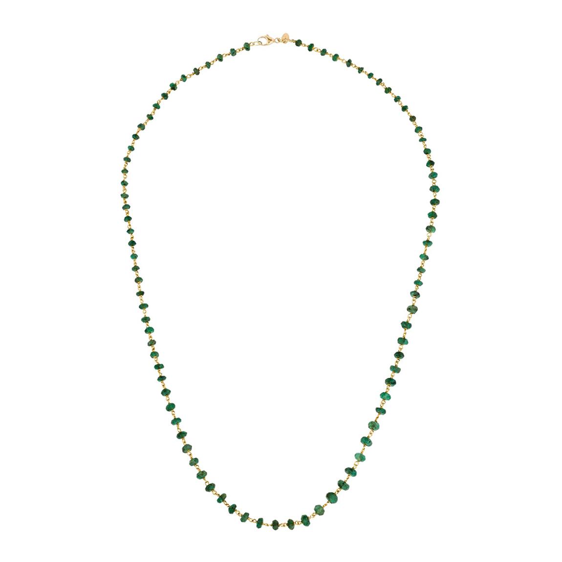 Emerald Bead Necklace main product photo