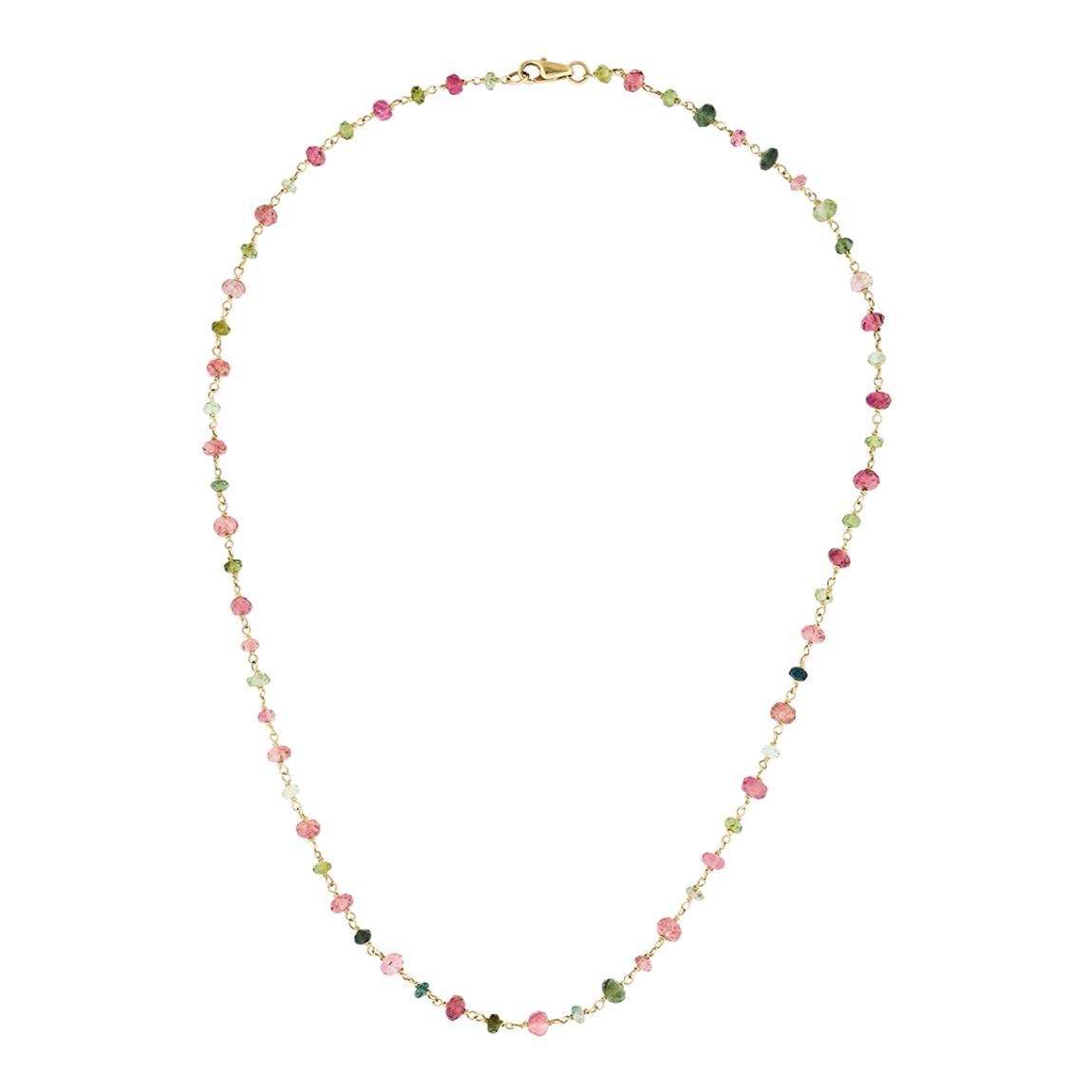Gold Plated Tourmaline Necklace main product photo