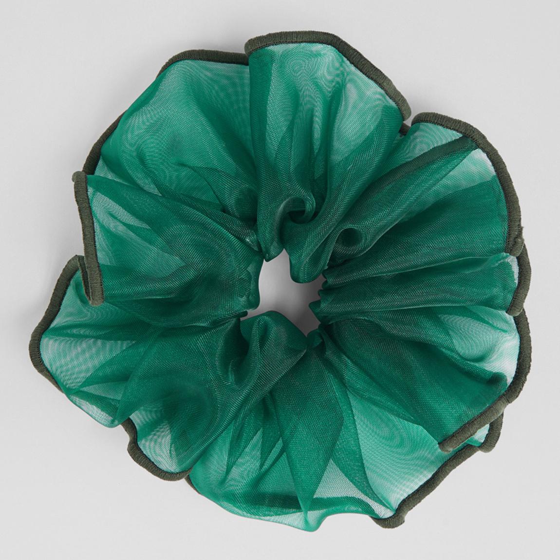 Forest Green Vivian Hair Scrunchie main product photo