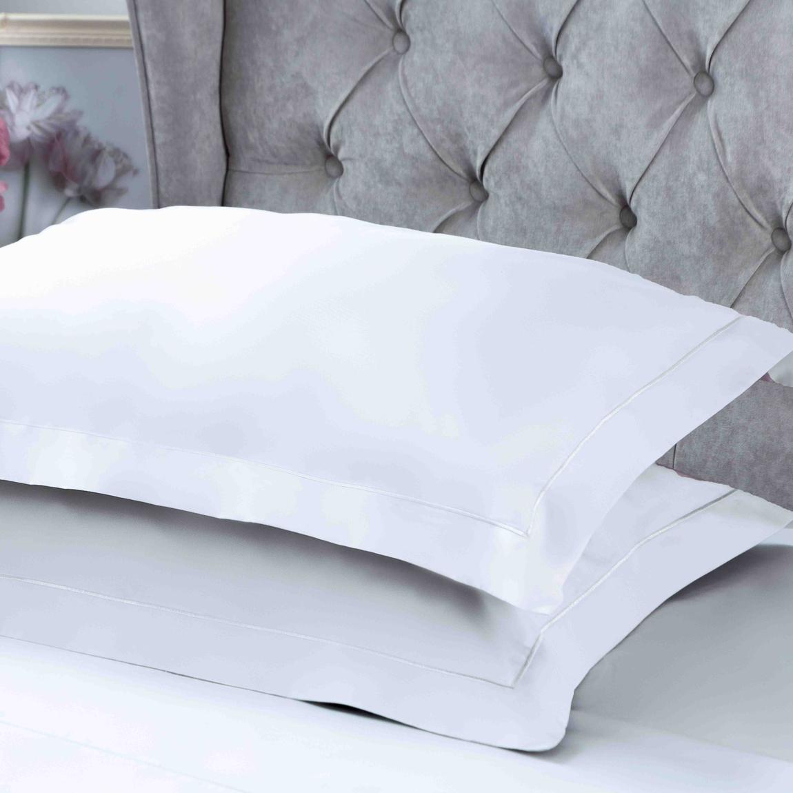 Belledorm Hotel 1200 Thread Count Oxford Pillowcase, White main product photo