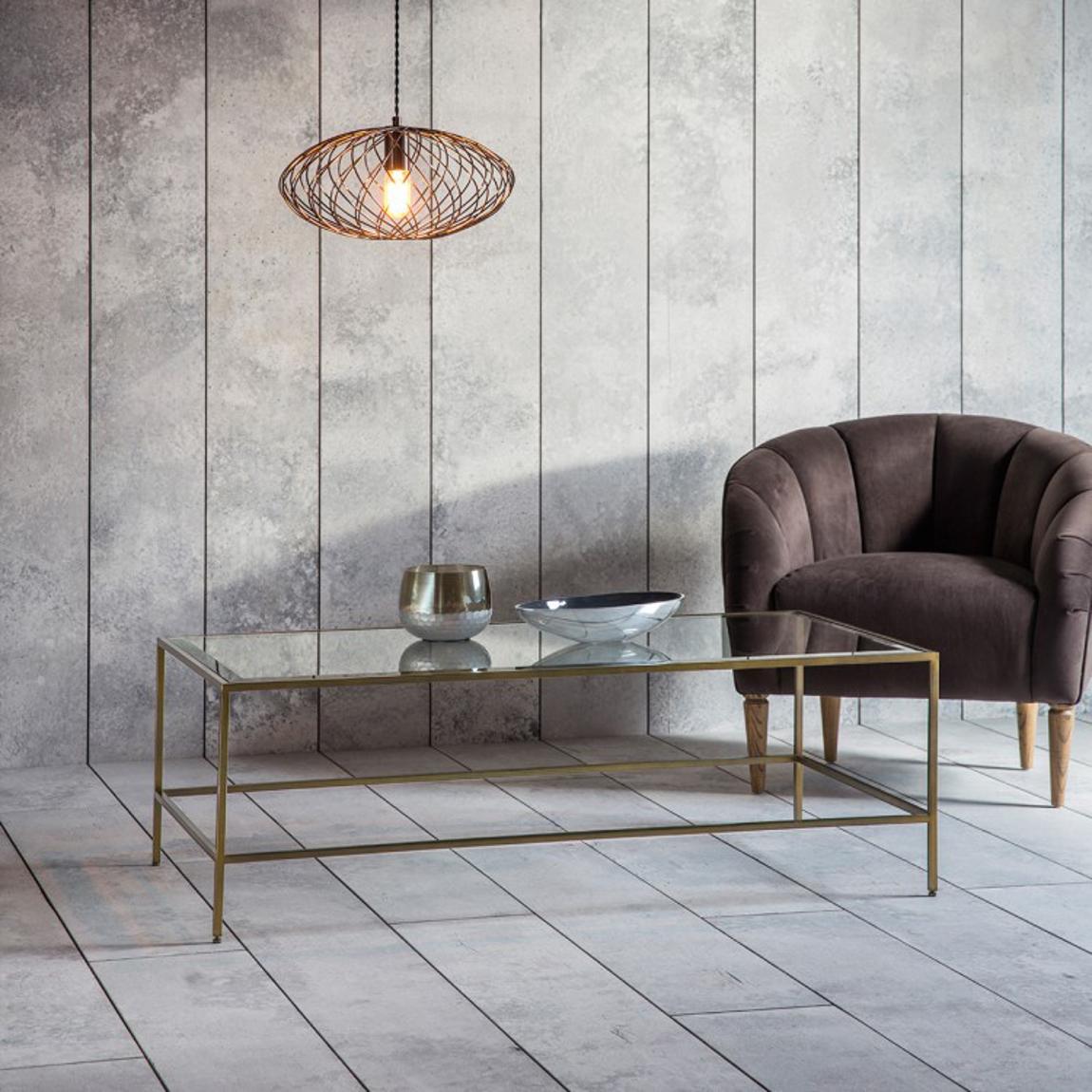 Hollister Coffee Table, Bronze main product photo